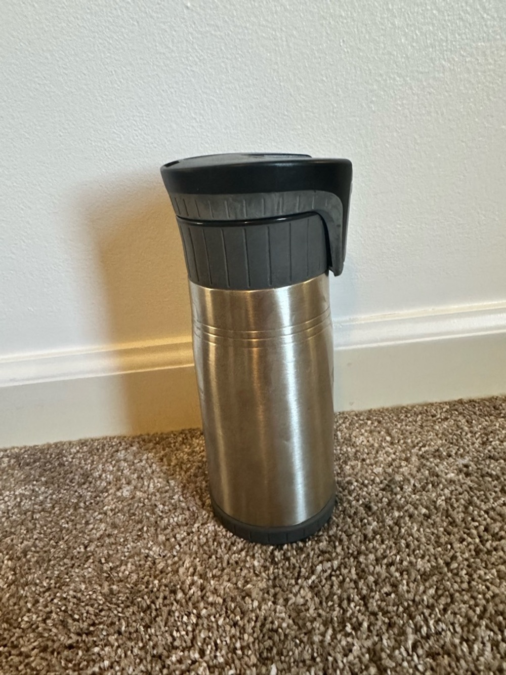 Contigo Ignite Travel Mug Autoseal 16 oz Stainless Steel Silver with Gray